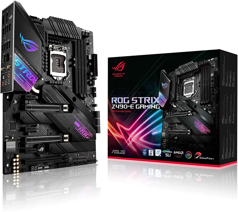 Asus ATX ROG Strix Z490-E WiFi - DDR4 LGA 1200 Intel Motherboard - اللوحة الأم